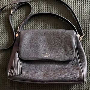 Black Kate Spade cross body bag
